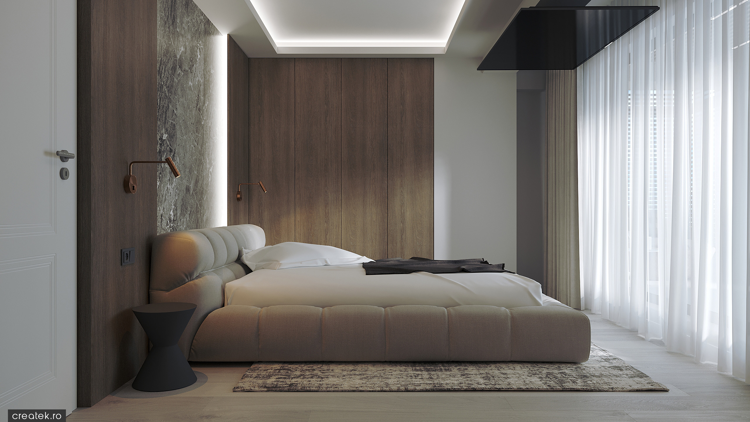 Design Interior Apartament Fam G Mamaia Dormitor