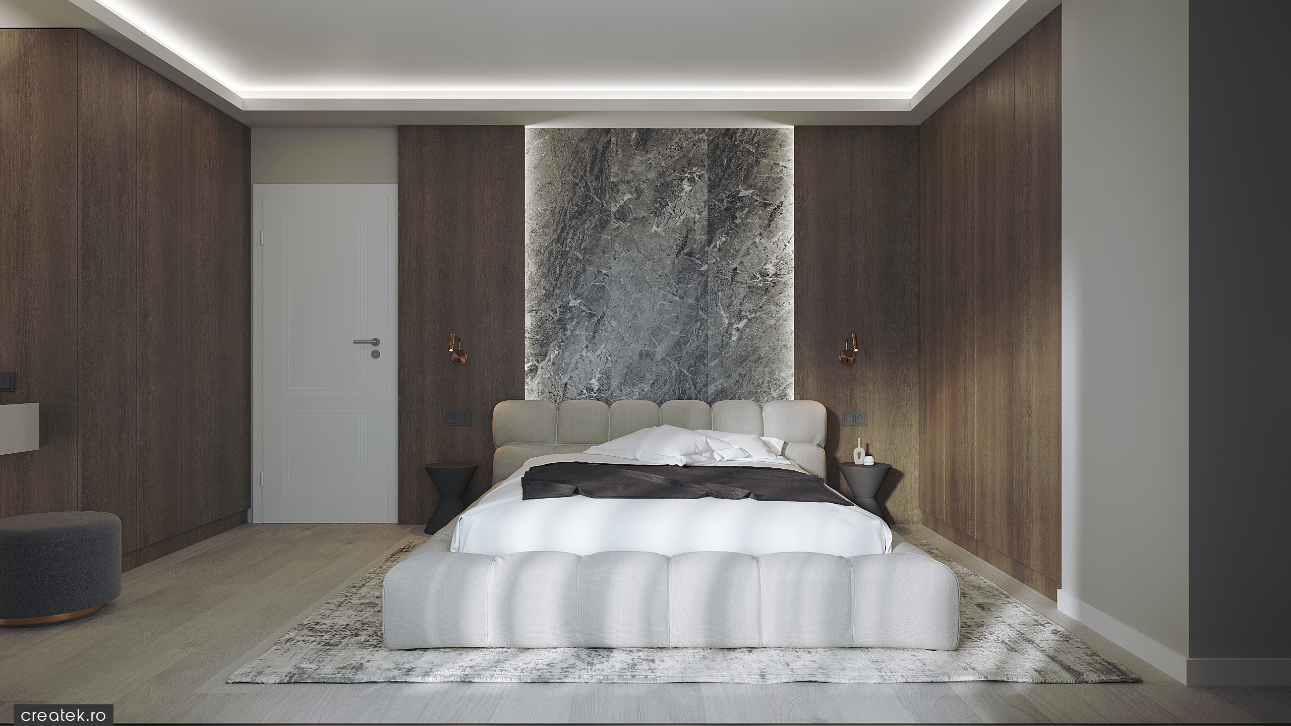 Design Interior Apartament Fam G Mamaia Dormitor
