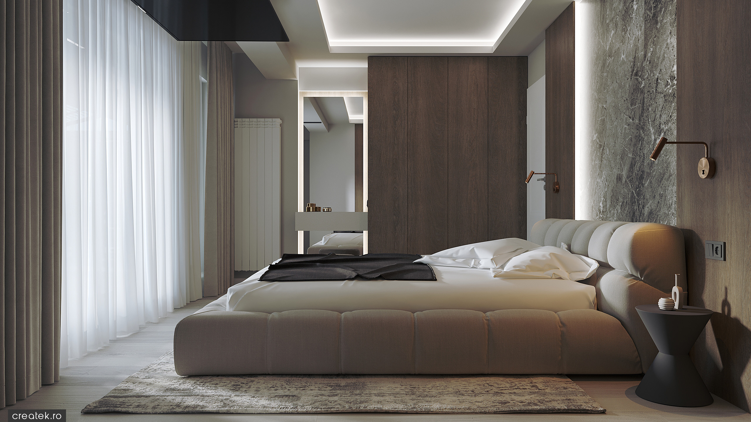 Design Interior Apartament Fam G Mamaia Dormitor
