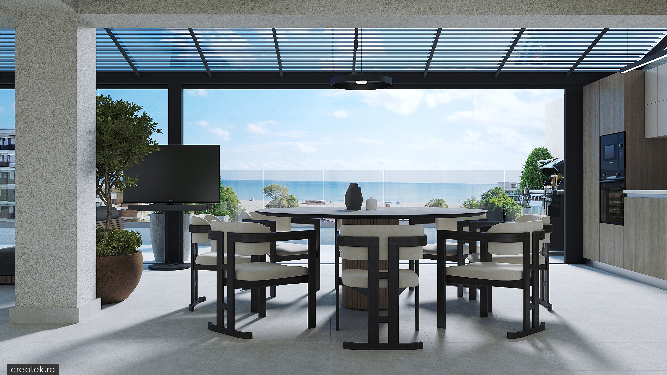 Design Interior Apartament Fam G Mamaia Terasa
