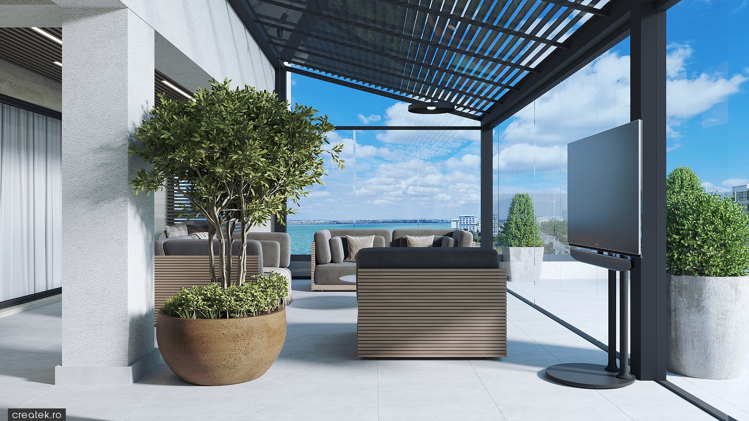 Design Interior Apartament Fam G Mamaia Terasa