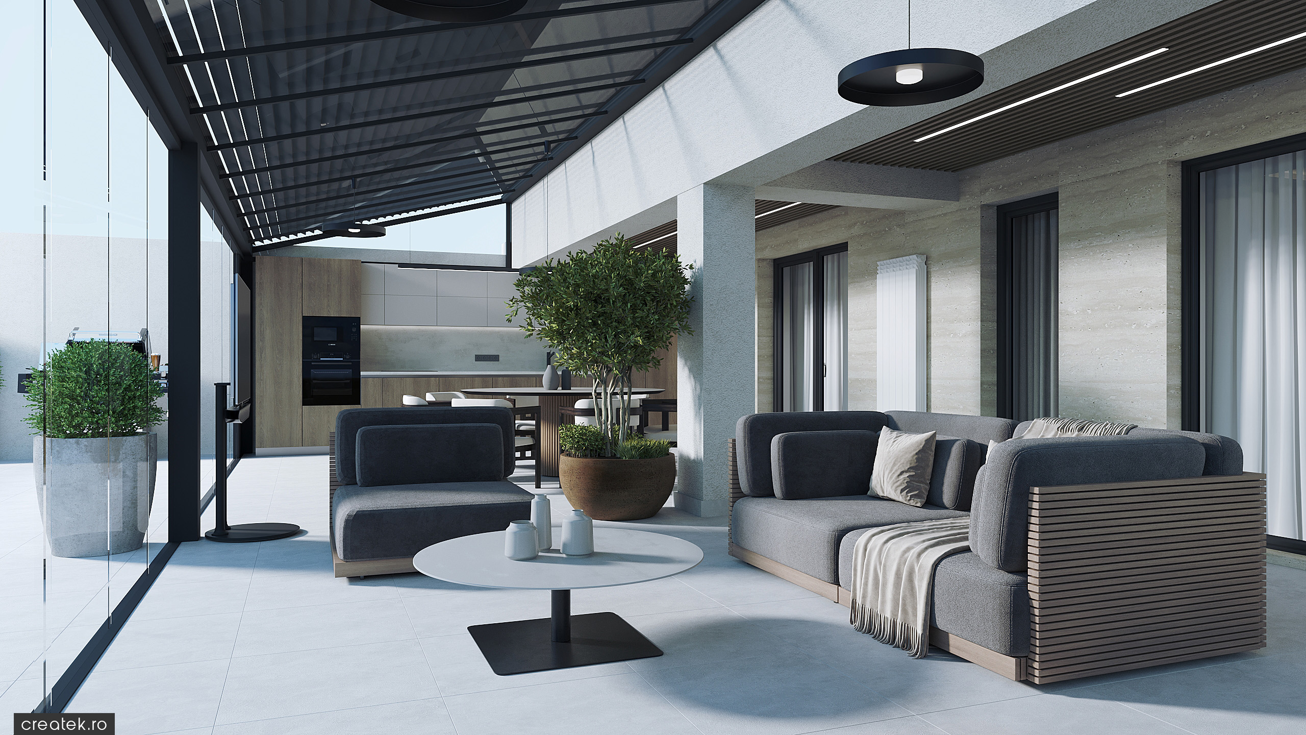 Design Interior Apartament Fam G Mamaia Terasa
